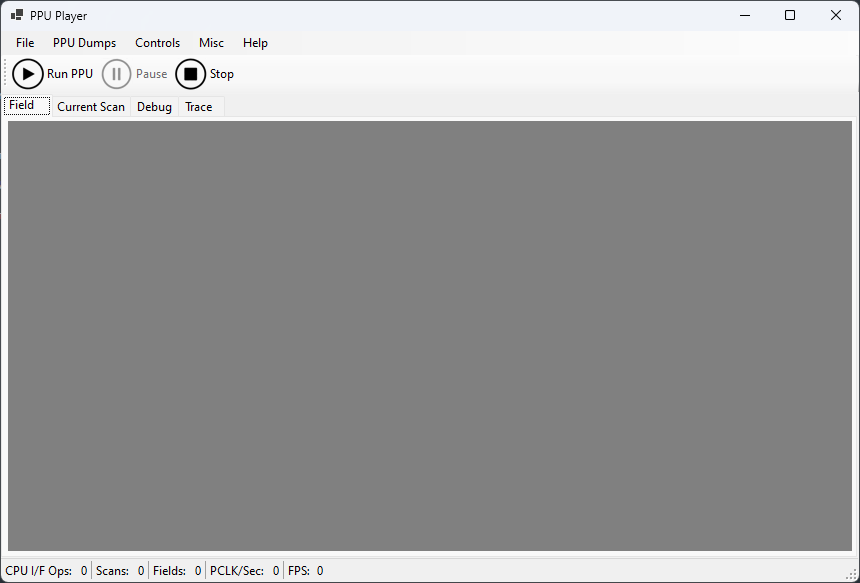 PPUPlayer first run